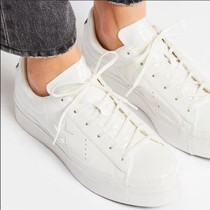 one star patent platform sneaker